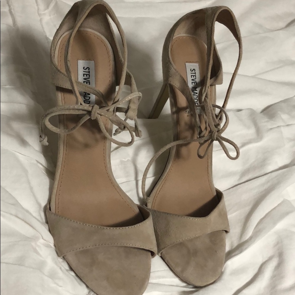 Steve Madden suede tie sandals